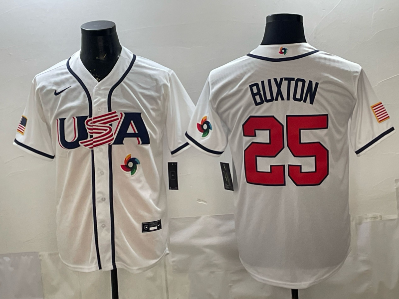 Men 2026 World cup white MLB Nike jersey 0054